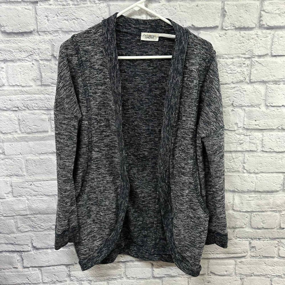 Urban‎ Outfitters Out From Under Cardigan Women Small Blue Knit Open Front